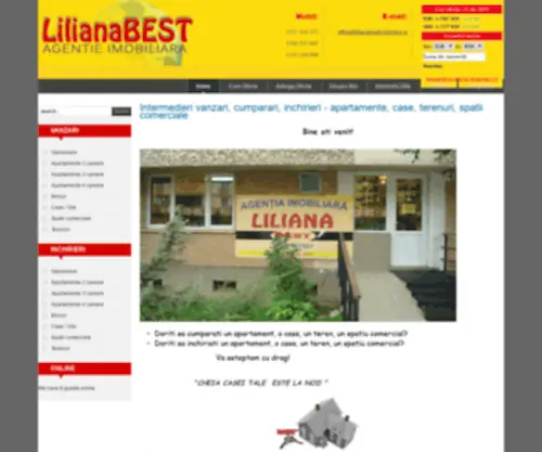 Lilianabestimobiliare.ro(Agentie Imobiliara Piatra Neamt) Screenshot