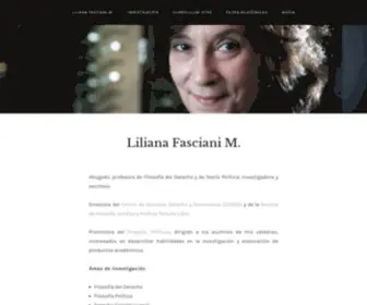 Lilianafasciani.pro(Liliana Fasciani M) Screenshot