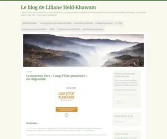 Lilianeheldkhawam.com(Le blog de Liliane Held) Screenshot