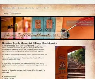 Lilianehershkowitz.com(Liliane Zeff Hershkowitz) Screenshot