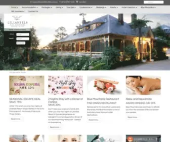 Lilianfels.com.au(Blue Mountain Luxury Accommodation) Screenshot