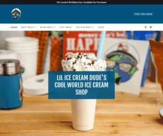 Lilicecreamdude.com(Ice Cream Shop) Screenshot