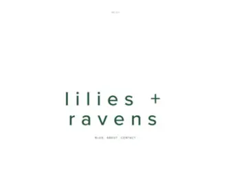 Liliesravens.com(Lilies) Screenshot