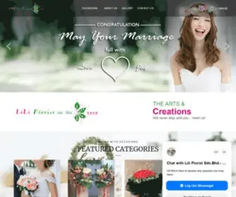 Liliflorist.com(Lili Florist Sdn Bhd) Screenshot