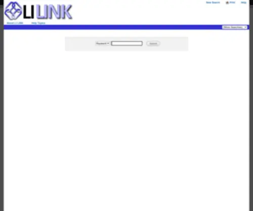 Lilink.org(LI LINK Catalog) Screenshot