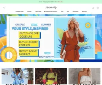 Lilipretty.com(Girls Fashion Clothing Online Stroe) Screenshot