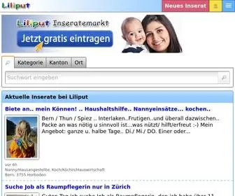 Liliput.ch(Liliput Familienwelt) Screenshot