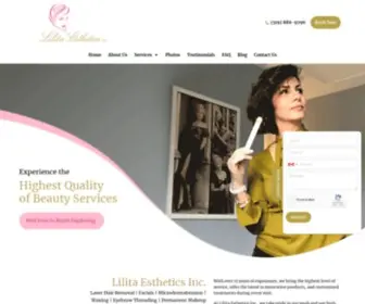 Lilita-Esthetics.ca(Lilita Esthetics Inc) Screenshot