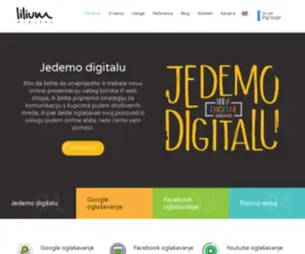 Lilium.ba(Agencija za digitalni marketing i oglašavanje) Screenshot