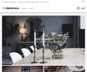 Liljeholmens.se(Liljeholmens Stearinfabrik) Screenshot