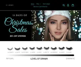 Lillashes.com(Lil Lashes Professional Magnetic Eyelashes and Magnetic Eyeliner) Screenshot