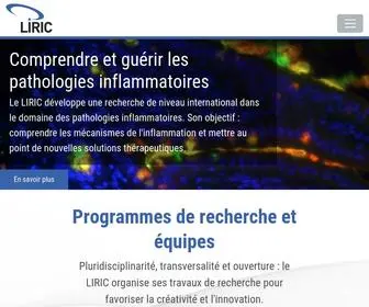 Lille-Inflammation-Research.org(Page d'accueil) Screenshot