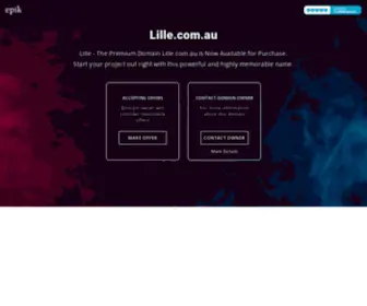 Lille.com.au(Contact with domain owner) Screenshot