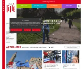 Lille.fr(Ville de Lille) Screenshot
