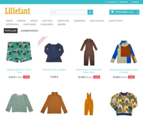 Lillefant.com(Shop) Screenshot