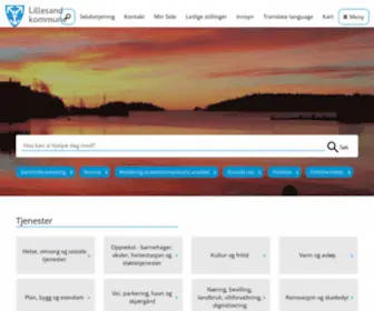 Lillesand.kommune.no(LILLESAND KOMMUNE) Screenshot