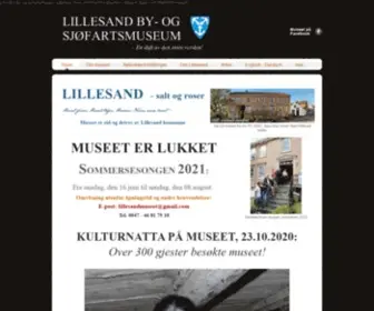 Lillesandmuseet.com(LILLESAND BY) Screenshot