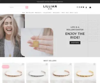 Lillianandco.com(Simple jewelry) Screenshot