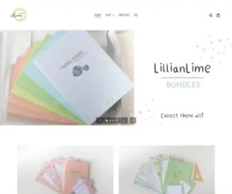 Lillianlime.de(Schreibwaren mit Liebe gestaltet) Screenshot