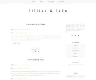 Lilliesandleon.com(Lillies) Screenshot