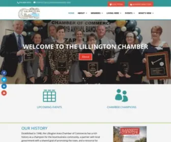 Lillingtonchamber.org(Lillington Area Chamber of Commerce) Screenshot