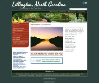 Lillingtonnc.org(Lillington) Screenshot