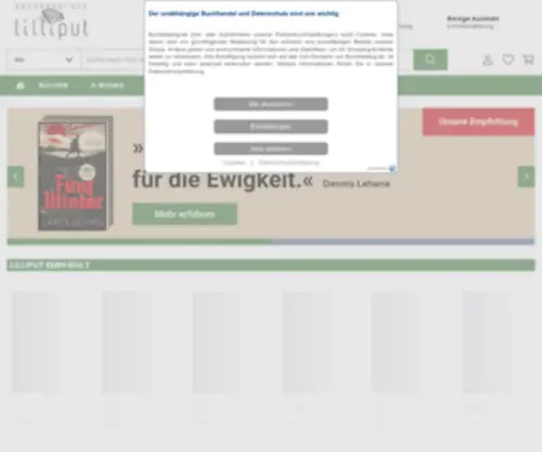 Lilliput.biz(Buchhandlung Lilliput) Screenshot