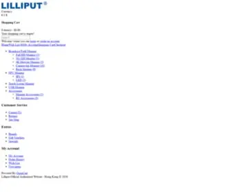 Lilliputmon.com(Lilliput Officially Authurized Website) Screenshot