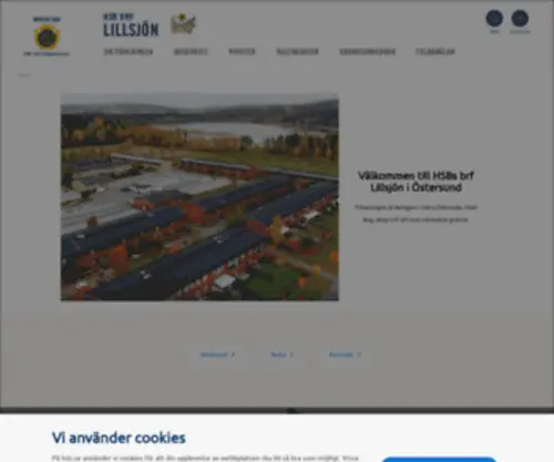 Lillsjon.net(Välkommen till brf Lillsjön i Östersund) Screenshot