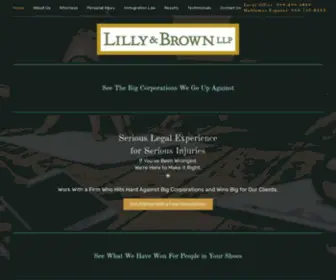 Lillybrownlaw.com(Lakeland Personal Injury Attorneys) Screenshot