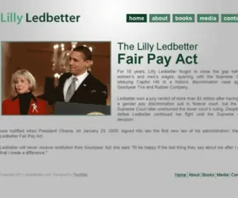 Lillyledbetter.com(Lilly Ledbetter) Screenshot