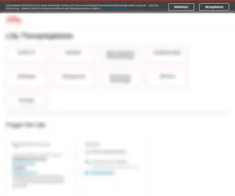 Lillymedical.de(Spezifische Antworten zu Lilly Produkten folgender Therapiegebiete: Diabetes ) Screenshot