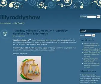 Lillyroddyshow.com(Astrologer, Lilly Roddy) Screenshot