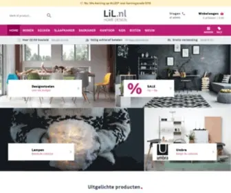 Lil.nl(Dé online woonwinkel) Screenshot