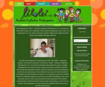 Lilolei.de(Englischer Kindergarten) Screenshot