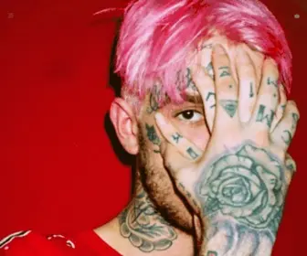 Lilpeep.com(Official Website of the Estate of Gustav Ahr // Lil Peep) Screenshot