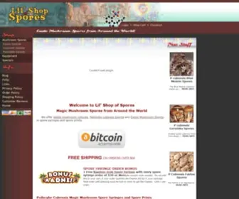 Lilshopofspores.com(Buy Magic Mushroom Spores Online Gourmet) Screenshot