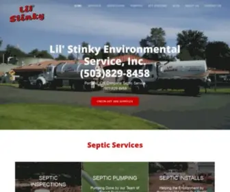 Lilstinky.com(Lil Stinky Septic Tank Service Portland. Your resource for) Screenshot