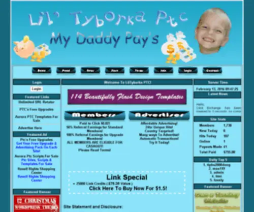 Liltyborkaptc.com(LilTyborka PTC) Screenshot