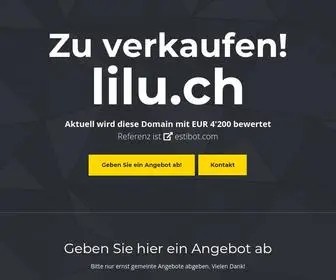 Lilu.ch(Domain zu verkaufen) Screenshot