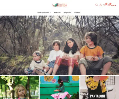 Lilutesa.ro(Modă sustenabilă pentru copii) Screenshot