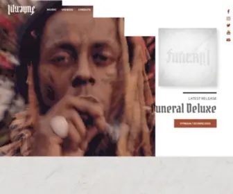 Lilwaynefuneral.com(Lil Wayne) Screenshot