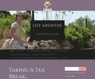 Lilyabsinthe.com(Lily Absinthe) Screenshot