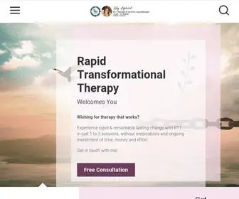 Lilyagarwal.com(Hypnotherapy &amp; Rapid Transformational Therapy) Screenshot