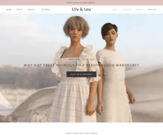 Lilyandlou.com(Lily & Lou) Screenshot