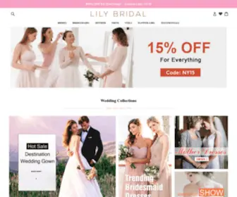 Lilybridal.co.nz(Formal Dresses NZ) Screenshot