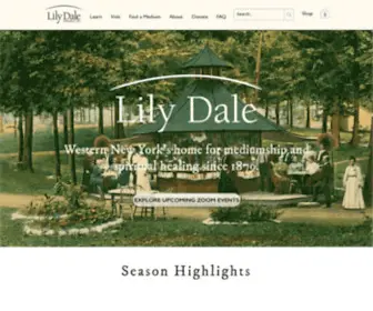 Lilydaleassembly.com(Lily Dale Assembly) Screenshot