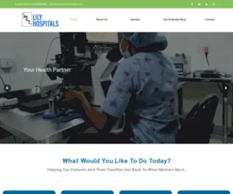 Lilyhospitals.com(Premier Multi Specialist Hospital in Nigeria) Screenshot