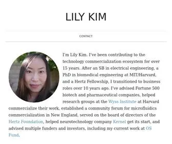 Lilykim.com(Lily Kim) Screenshot