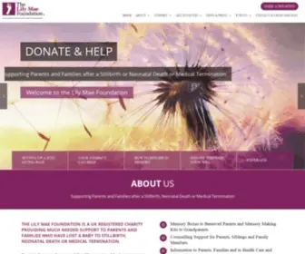 Lilymaefoundation.org(Stillbirth and Neonatal Death Charity) Screenshot